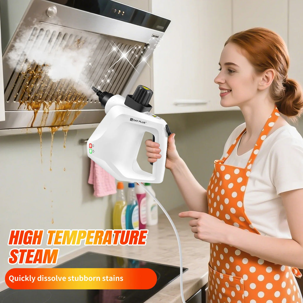 High Pressure Steam Cleaner With 2.5 M Cable,Steam Cannon And 9-Piece