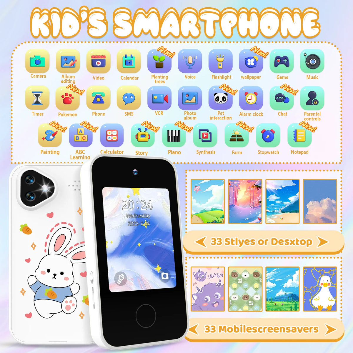 Kids' Interactive Toy Smartphone