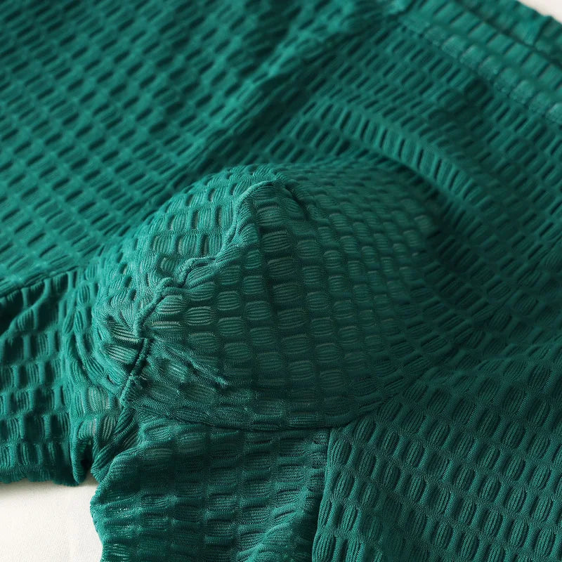 Men's Waffle Mesh Extended Boxer Briefs