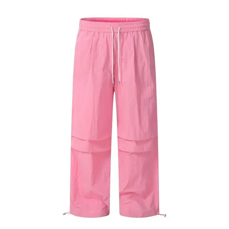 Women's Wide-Leg Parachute Cargo Trousers