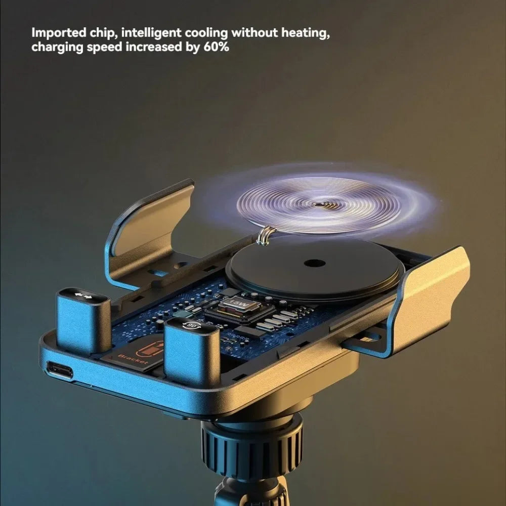 15W Air-Vent Wireless Car Charger & Phone Holder