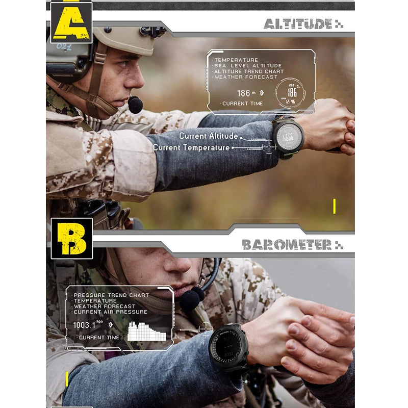 NORTH EDGE Men's Digital Outdoor Watch