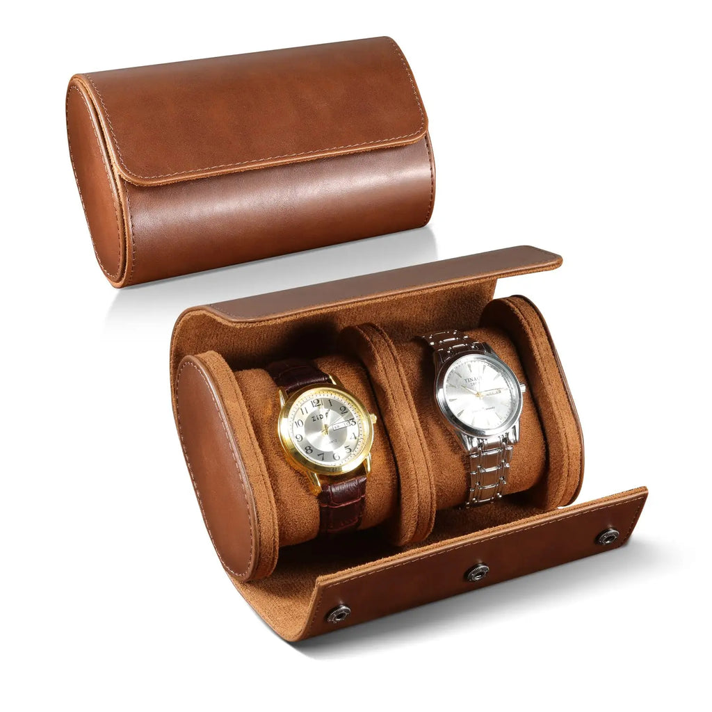 Watch Roll Travel Case-1/2/3 Slot Watch Storage And Organizer-Secure