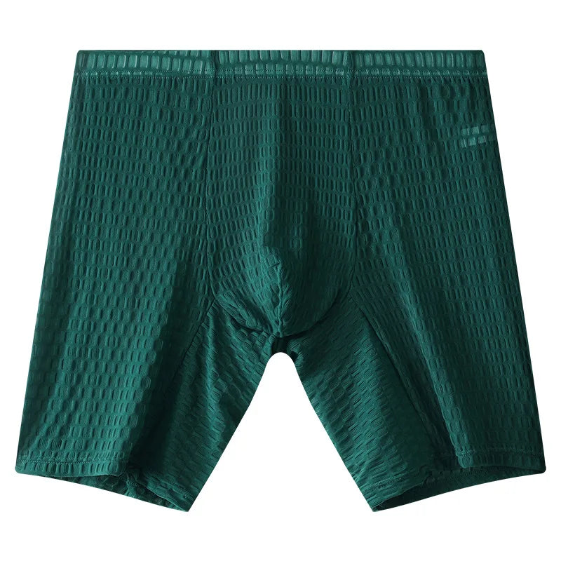 Men's Waffle Mesh Extended Boxer Briefs
