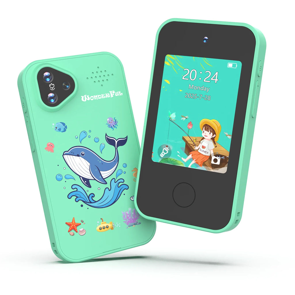 Smart Phone Toy For Kids Touchscreen Dual Camera HD Educational Game