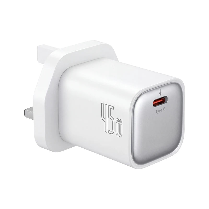 45W UK Plug GaN Charger Adapter UkPlug Type-C PD Adapter