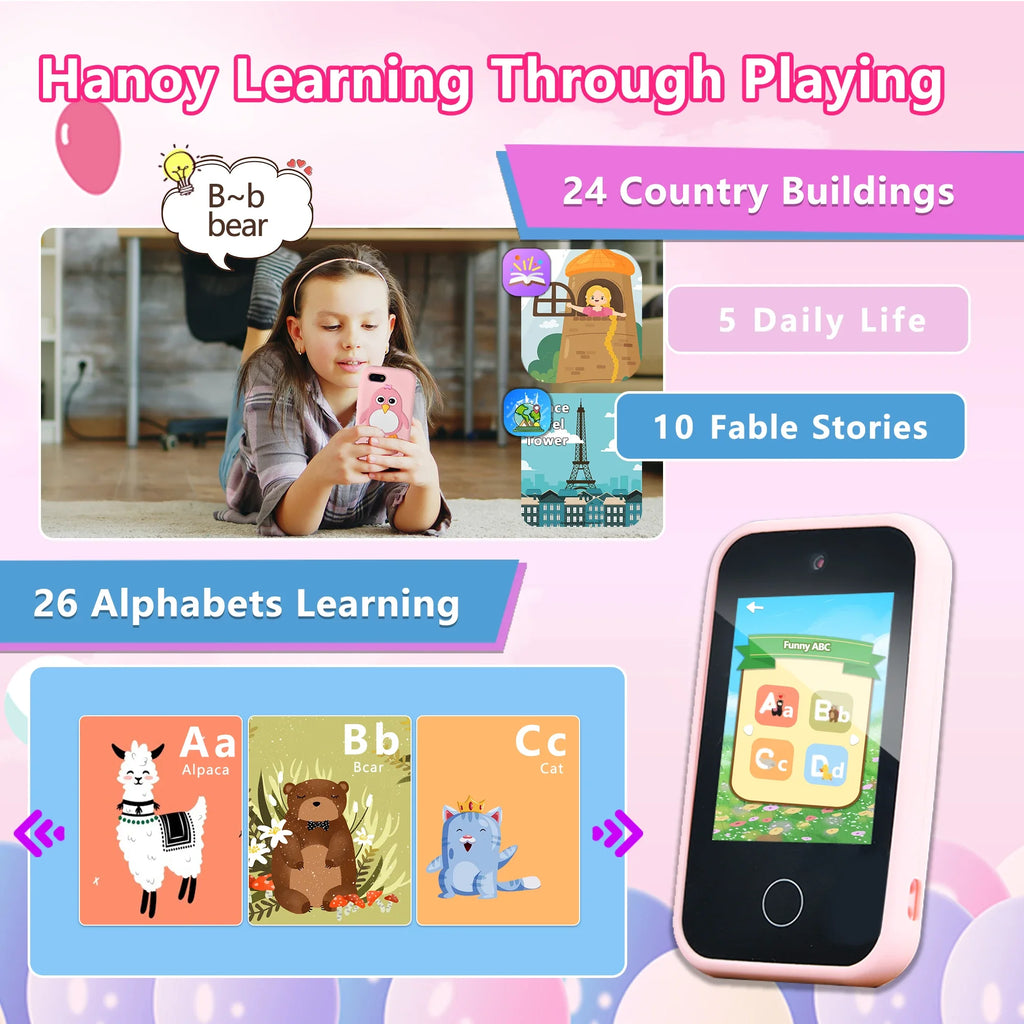 Kids Smart Phone Camera Educational Toys Musical Baby Mobile Selfie