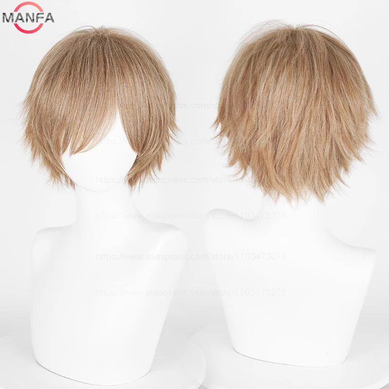 Short Synthetic Cosplay Wig – 30 cm