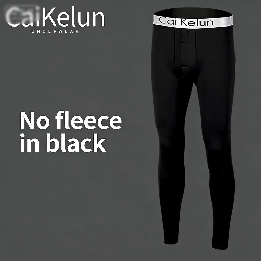 Men's Thermal Underwear Pants Winter Thick Fleece Lined Long Johns Warm Leggings Base Layer Bottoms Keep Warm Compression Tights