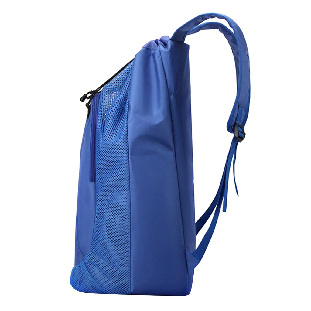 Drawstring Gym Backpack with Mesh Compartment