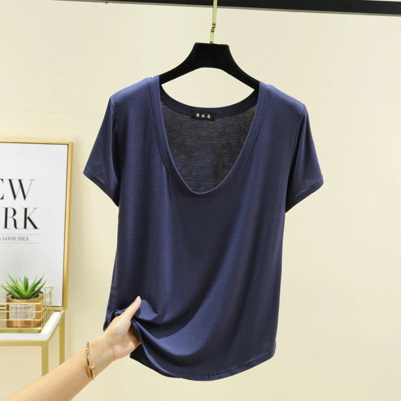 Women's Modal Short-Sleeve Lounge T-Shirt