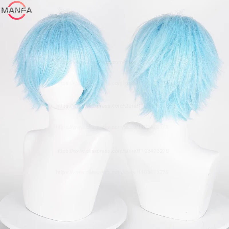 Short Synthetic Cosplay Wig – 30 cm