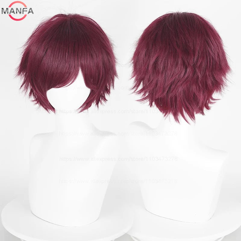 Short Synthetic Cosplay Wig – 30 cm