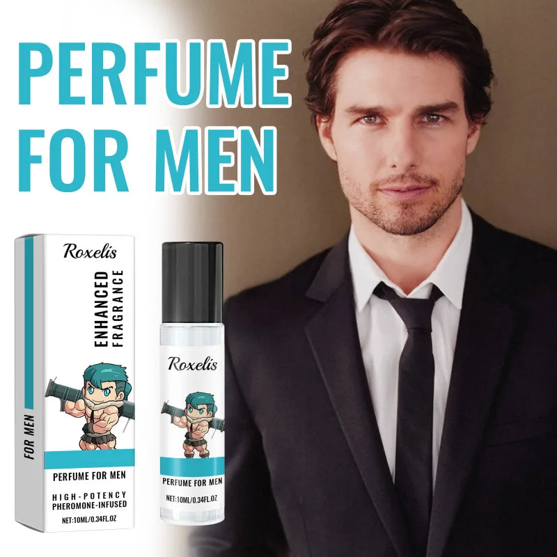 Mens Perfume Roll-On A natural, gentle, elegant, fresh, and long-lasting portable perfume for wrists, neck, and behind the ears