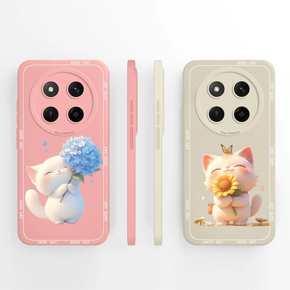 For Honor X9C Smart Phone Cover Creative Camera Protection Funda For Honor X 9C High Quality Soft Liquid Silicone Bumper Shell