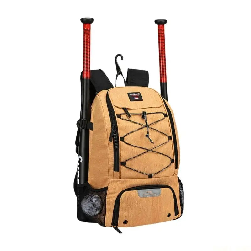 U2JB High Quality Polyester Baseball Practice Backpack Designed With Reinforced Fasteners And Ergonomic For Long Lasting Use