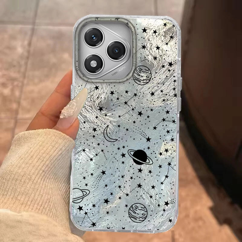 For Honor 400 200 Pro Migic6 7 5 70 Lite 90 Smart X9b X8b X8c X9a X9c X7c X8a X7B 5G Space Starry Sky Vortex Pattern Phone Case