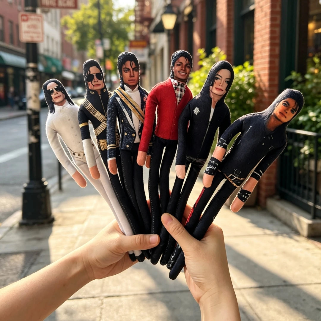 Michael Jackson-Inspired Plush Figure