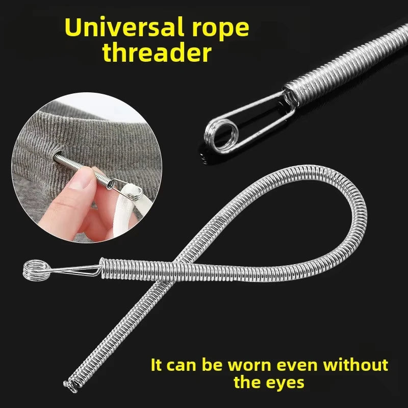Flexible Drawstring Threader for Sewing
