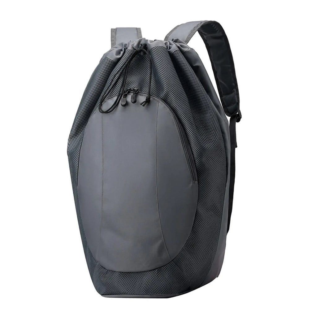 Drawstring Gym Backpack with Mesh Compartment
