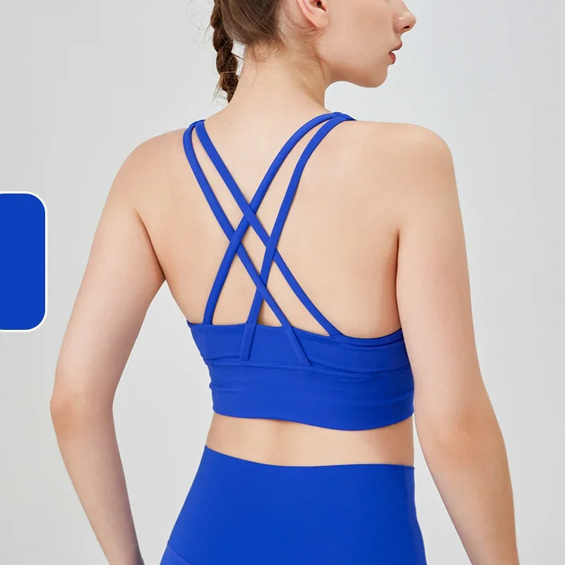 Women's Cross-Back Yoga Bra
