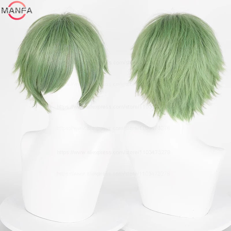 Short Synthetic Cosplay Wig – 30 cm