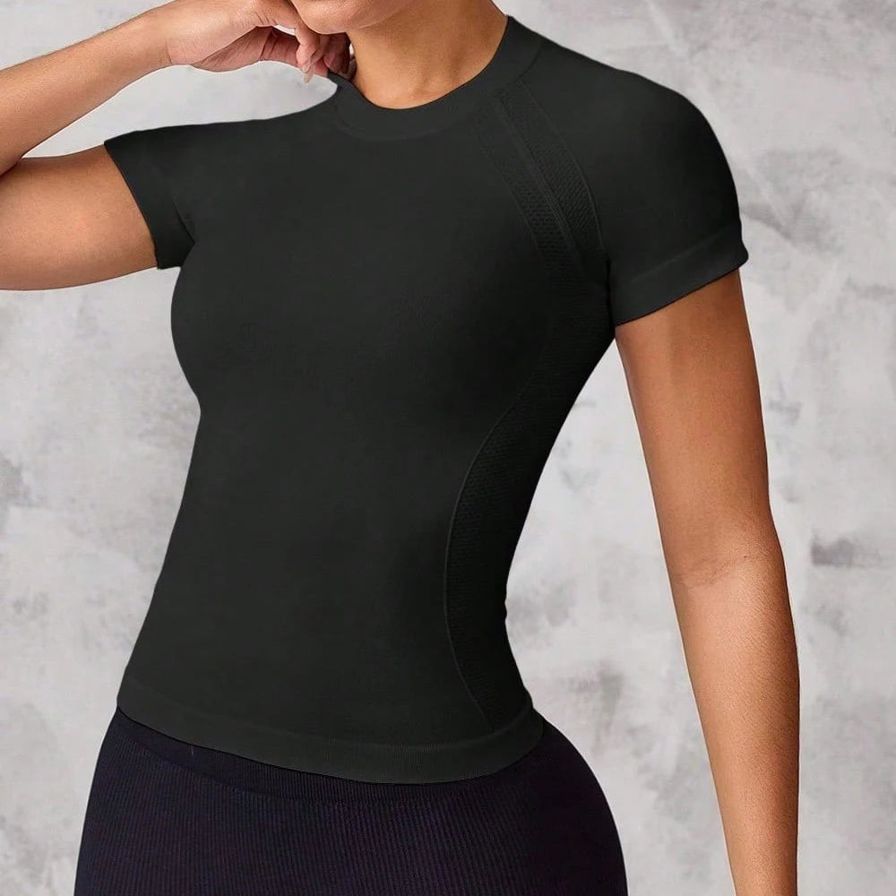 Women's Quick-Dry Short-Sleeve Sports Top