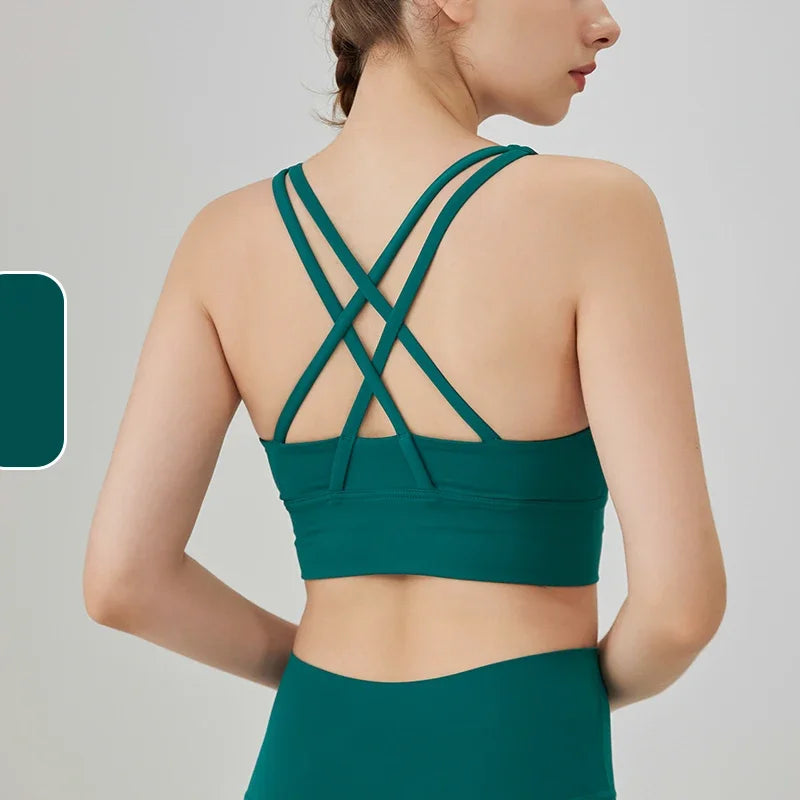 Women's Cross-Back Yoga Bra