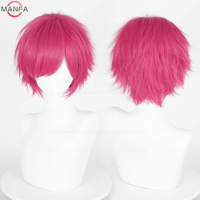 Short Synthetic Cosplay Wig – 30 cm