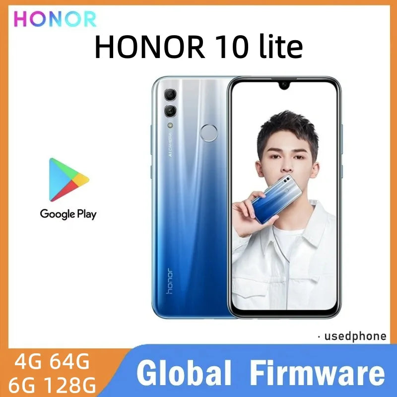 HONOR 10 Lite Smartphone – Used, Global Firmware