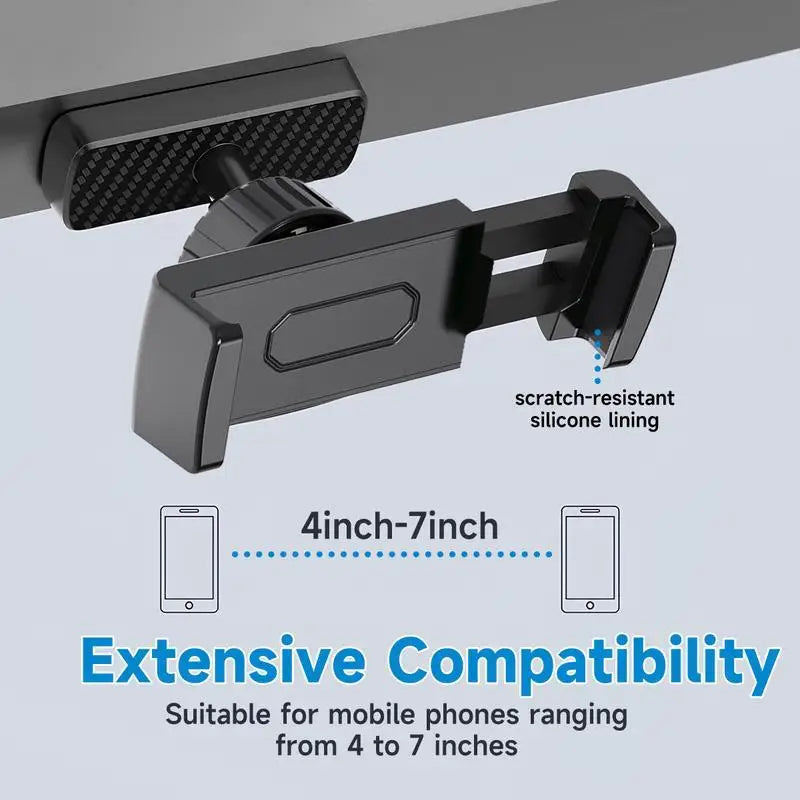 Magnetic Phone Holder for Gym 360° Adjustable, Strong Portable Magnet Phone Mount for Workout Recording, for All Smartphones