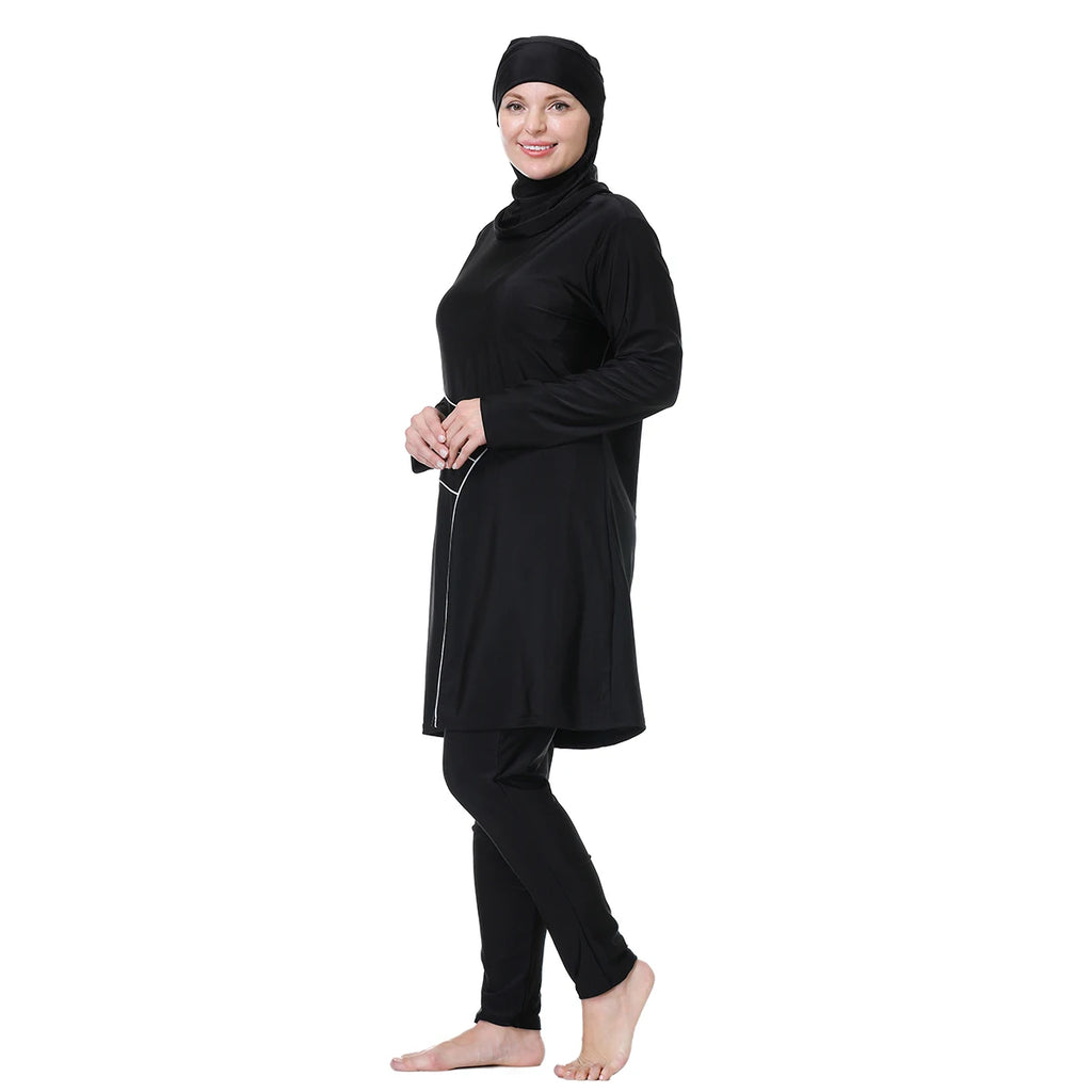 Women's Three-Piece Full-Coverage Swim Set – H1029