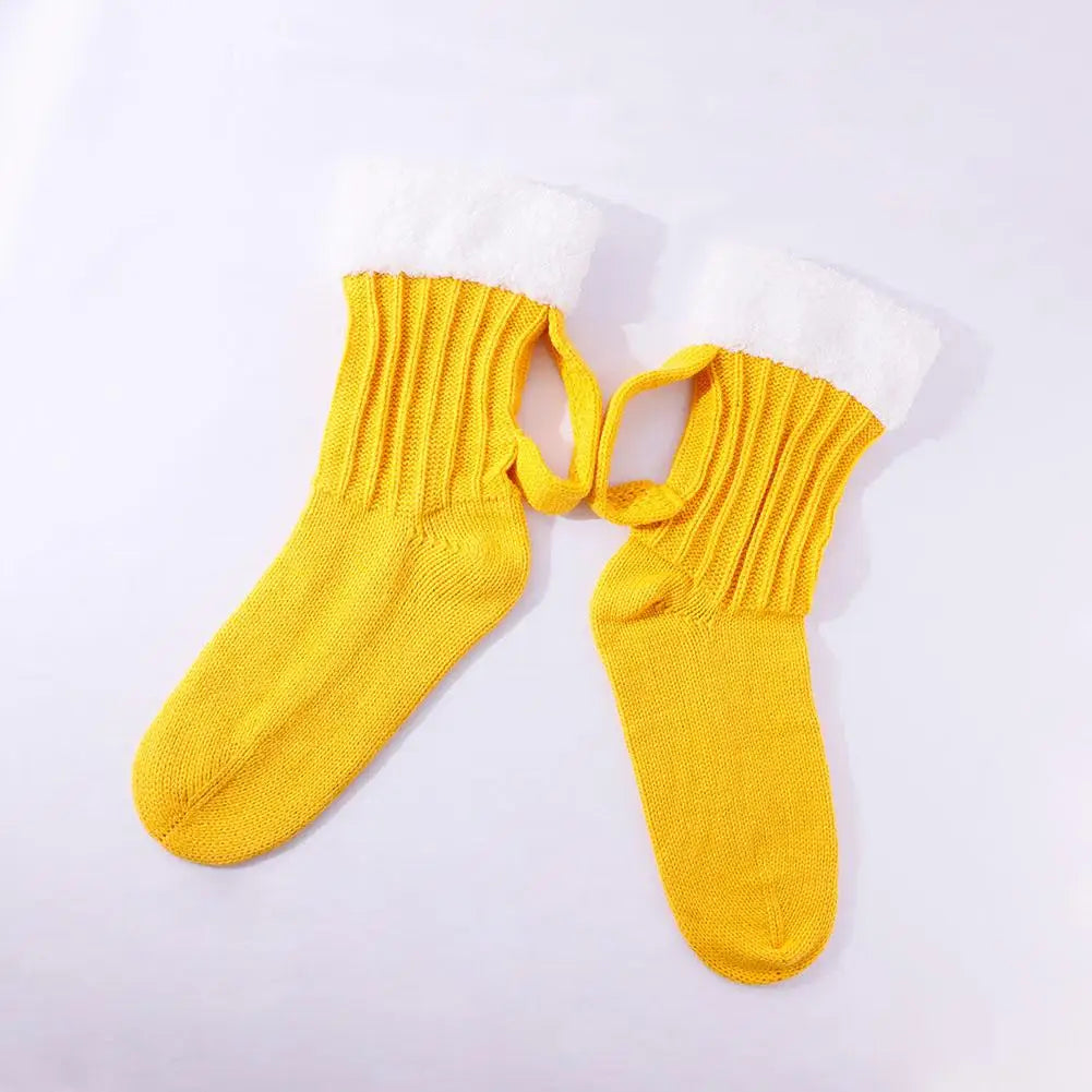3D Beer Mug Knitted Socks