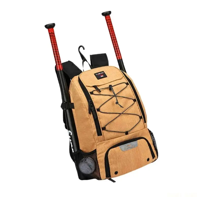 U2JB High Quality Polyester Baseball Practice Backpack Designed With Reinforced Fasteners And Ergonomic For Long Lasting Use