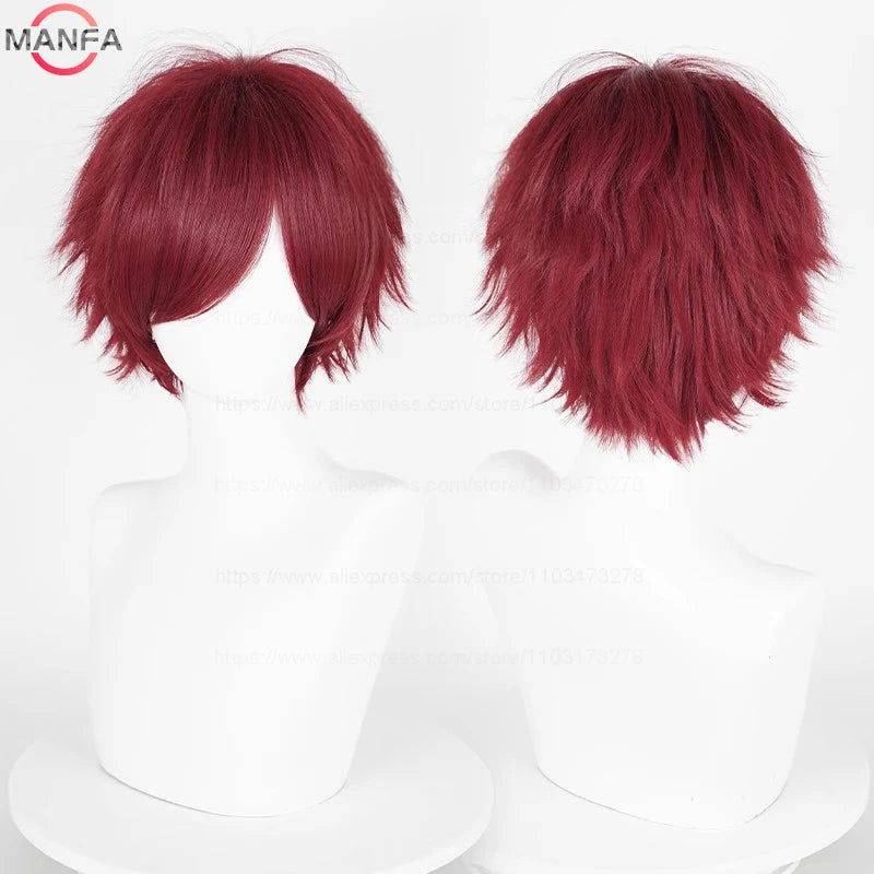 Short Synthetic Cosplay Wig – 30 cm