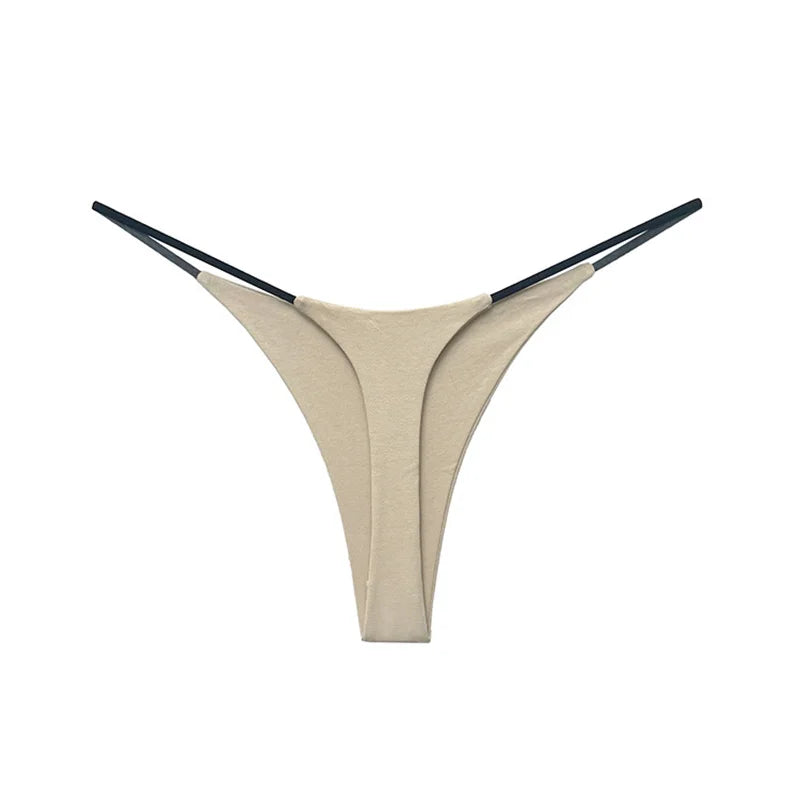 Women's Low-Waist Cotton Thong