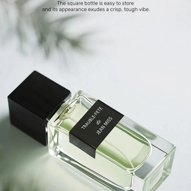 50ml Unisex Fresh Woody Perfume Long Lasting Natural Green Scent Spray Light Eau de Toilette for Men Women Daily Casual