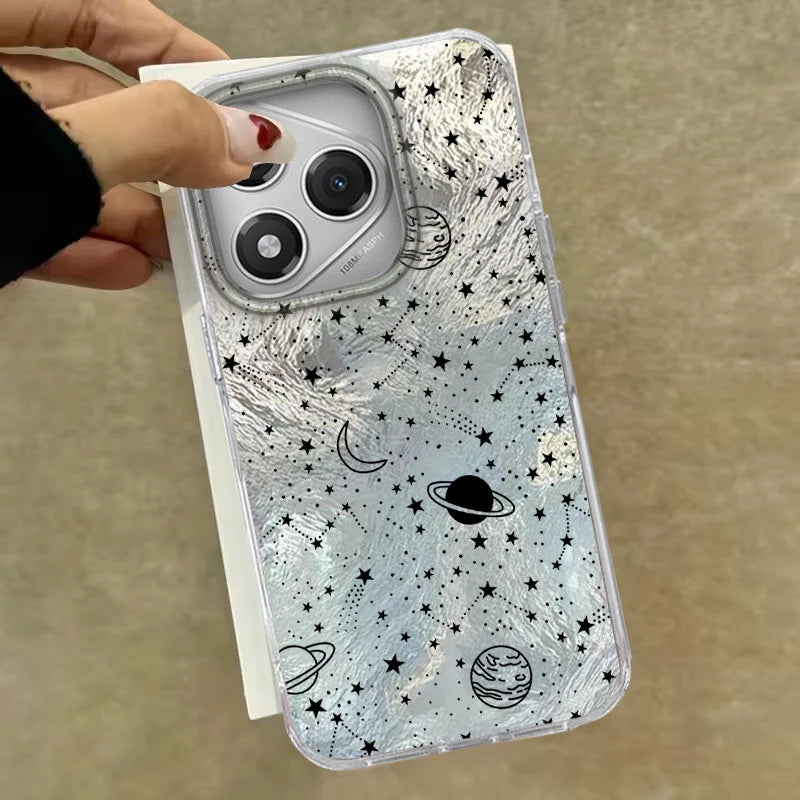 For Honor 400 200 Pro Migic6 7 5 70 Lite 90 Smart X9b X8b X8c X9a X9c X7c X8a X7B 5G Space Starry Sky Vortex Pattern Phone Case
