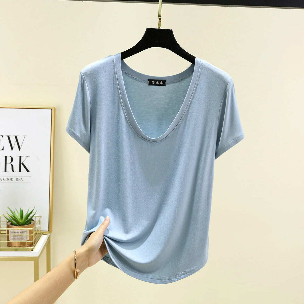 Women's Modal Short-Sleeve Lounge T-Shirt