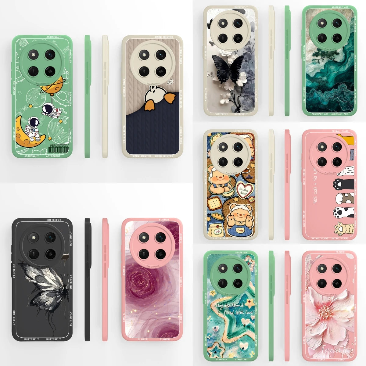 For Honor X9C Smart Phone Cover Creative Camera Protection Funda For Honor X 9C High Quality Soft Liquid Silicone Bumper Shell