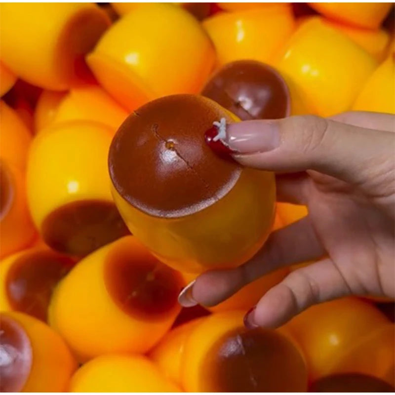 Caramel Pudding Crunchy Squishy Toy