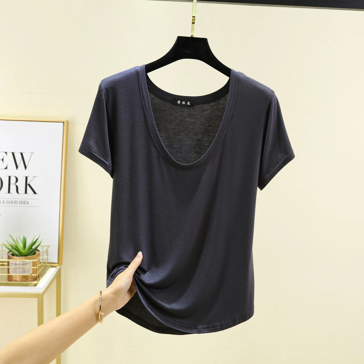 Women's Modal Short-Sleeve Lounge T-Shirt