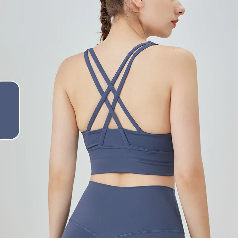 Women's Cross-Back Yoga Bra
