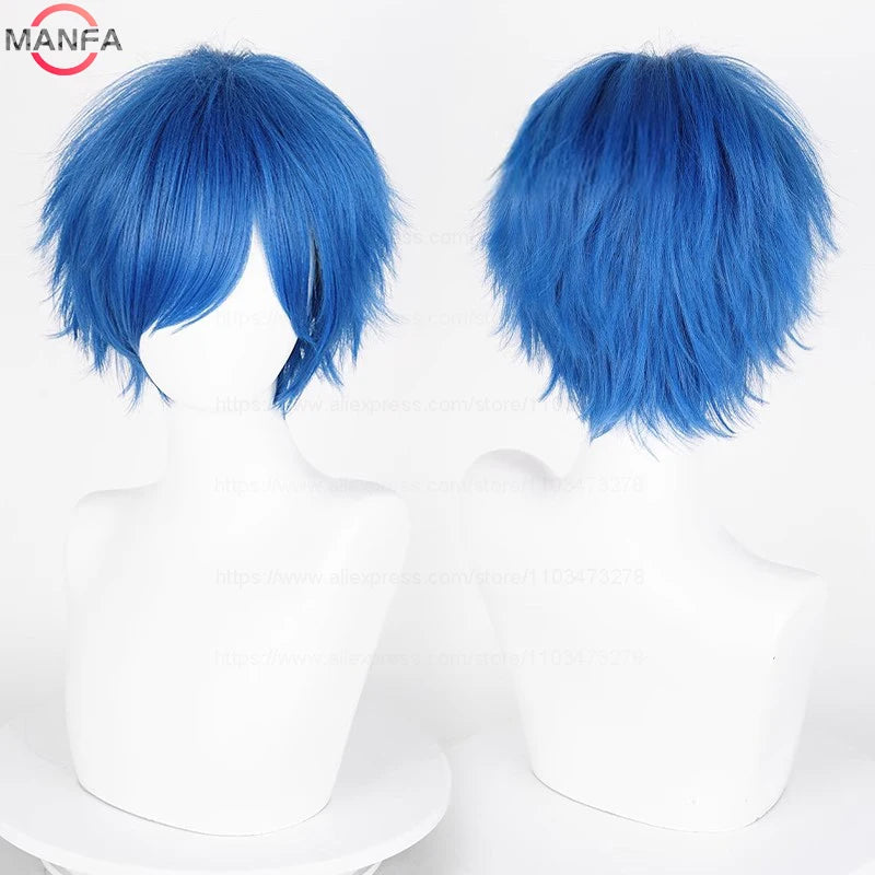 Short Synthetic Cosplay Wig – 30 cm