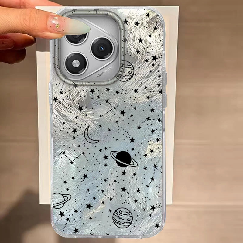 For Honor 400 200 Pro Migic6 7 5 70 Lite 90 Smart X9b X8b X8c X9a X9c X7c X8a X7B 5G Space Starry Sky Vortex Pattern Phone Case