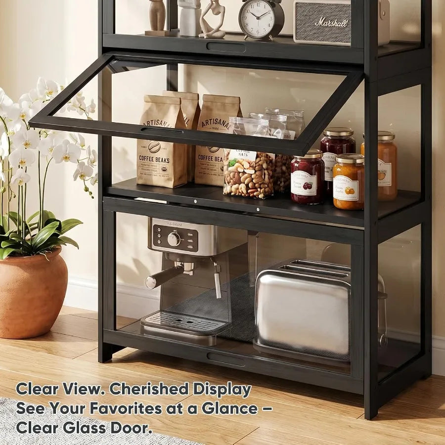 Curio Display Cabinet with Acrylic Box