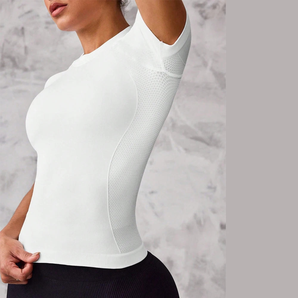 Women's Quick-Dry Short-Sleeve Sports Top