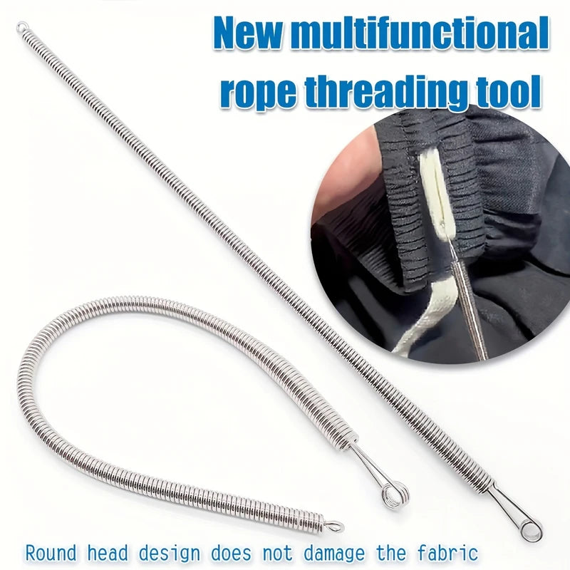 Flexible Drawstring Threader for Sewing