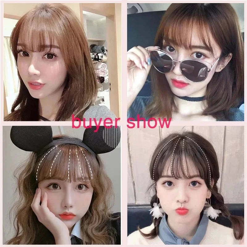 Women's Clip-In Air Bangs Hairpiece