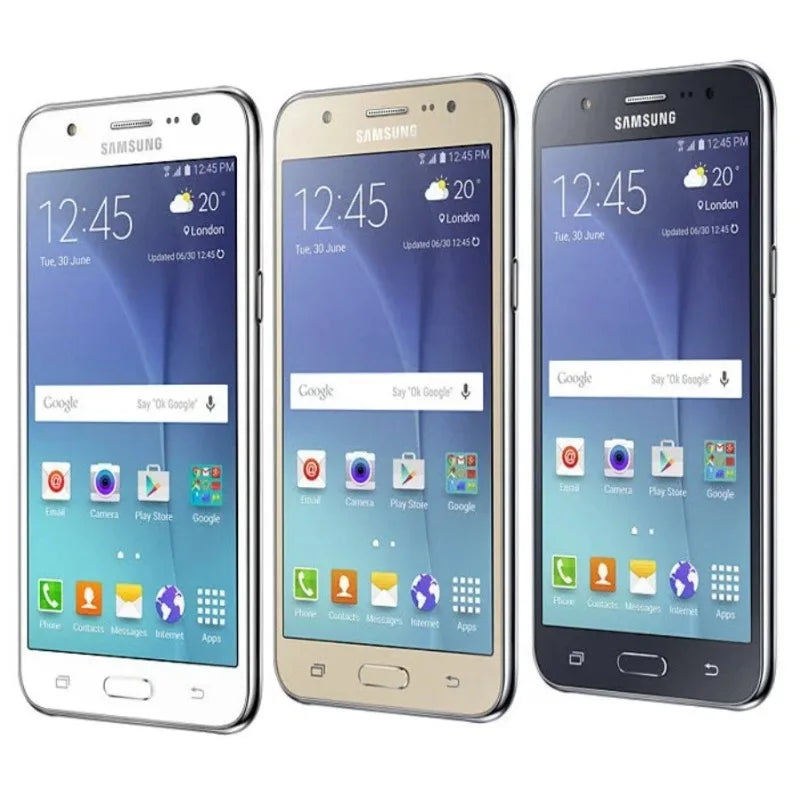 Samsung Galaxy J5 J500F 5.0" 16GB ROM 4G LTE Network  Unlocked Smartphone | Android Refurbished Mobile Phone
